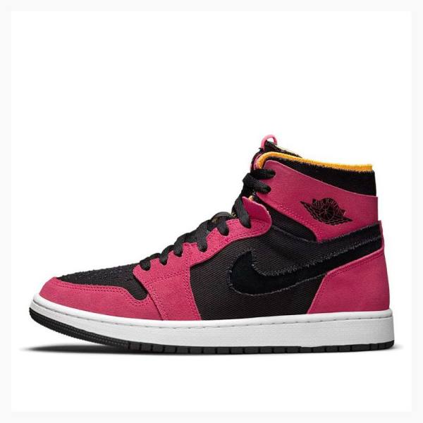 Nike High Zoom Komfort Fireberry Basketsko Air Jordan 1 Herre Lilla Svarte | JD-371FU