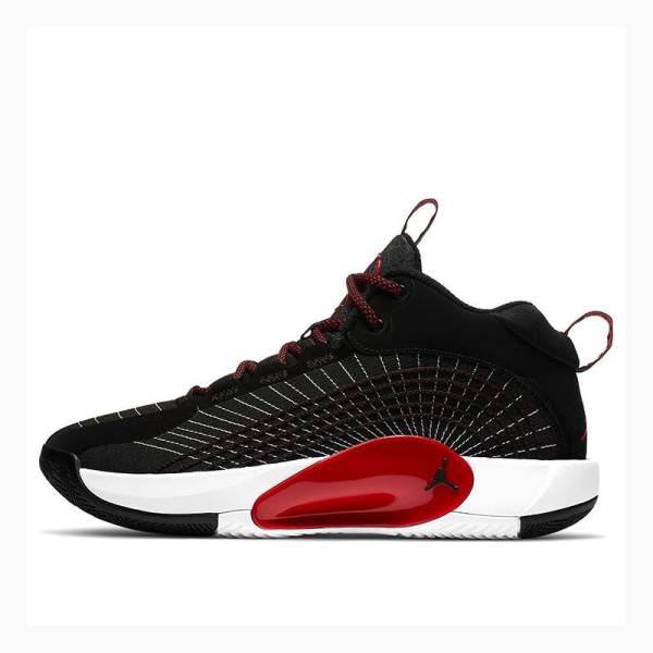 Nike Jumpman 2021 PF Bred Basketsko Air Jordan Herre Svarte Hvite Rød | JD-293WV