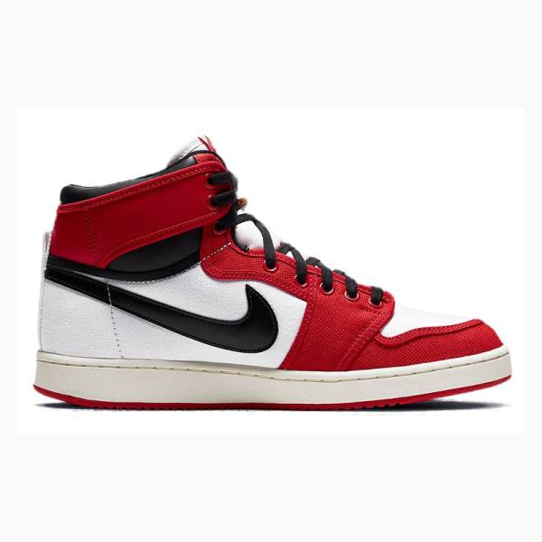 Nike KO Chicago Chicago 2021 Edition Chicago Basketsko Air Jordan 1 Herre Svarte Hvite Rød | JD-321WC