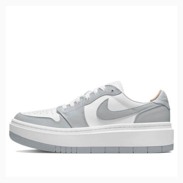 Nike Low LV8D Elevated Joggesko Air Jordan 1 Dame Grå Hvite | JD-239OX