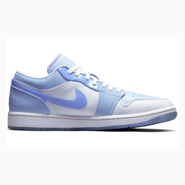 Nike Low SE Mighty Swooshers Joggesko Air Jordan 1 Herre Blå Svarte | JD-203JC