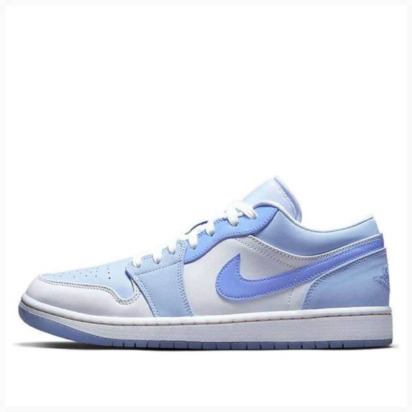 Nike Low SE Mighty Swooshers Joggesko Air Jordan 1 Herre Blå Svarte | JD-203JC