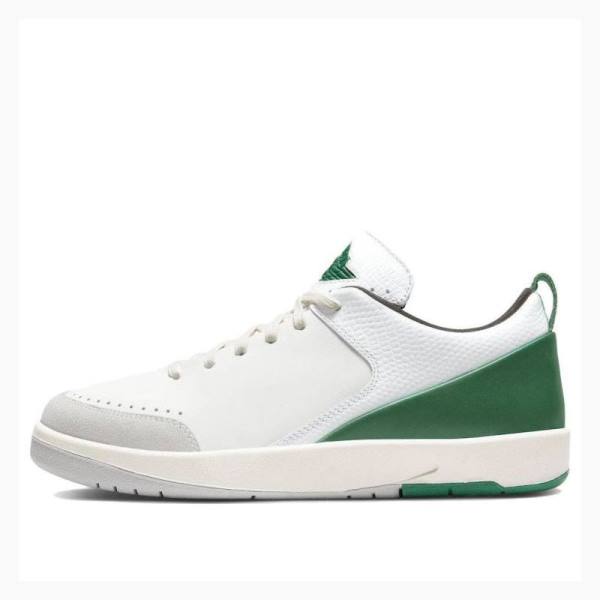 Nike Low x Nina Chanel Abney Malachite Joggesko Air Jordan 2 Herre Hvite Grønn | JD-736KA