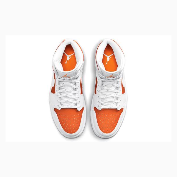 Nike Mid Bright Citrus (W) Basketsko Air Jordan 1 Dame Oransje | JD-745FS