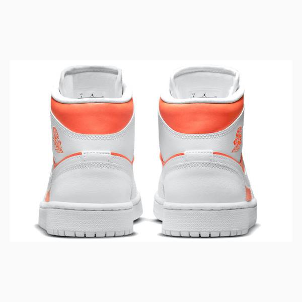 Nike Mid Bright Citrus (W) Basketsko Air Jordan 1 Dame Oransje | JD-745FS