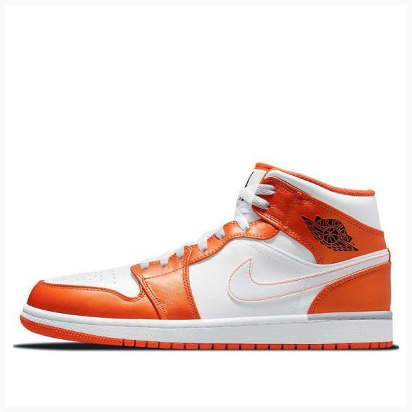 Nike Mid SE Electro Basketsko Air Jordan 1 Herre Oransje | JD-683XW