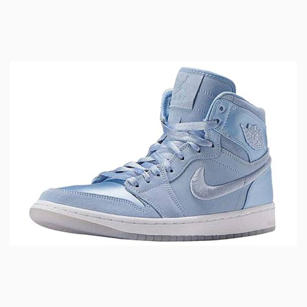 Nike RET High SOH Hydrogen Blue Basketsko Air Jordan 1 Dame Blå | JD-164GJ