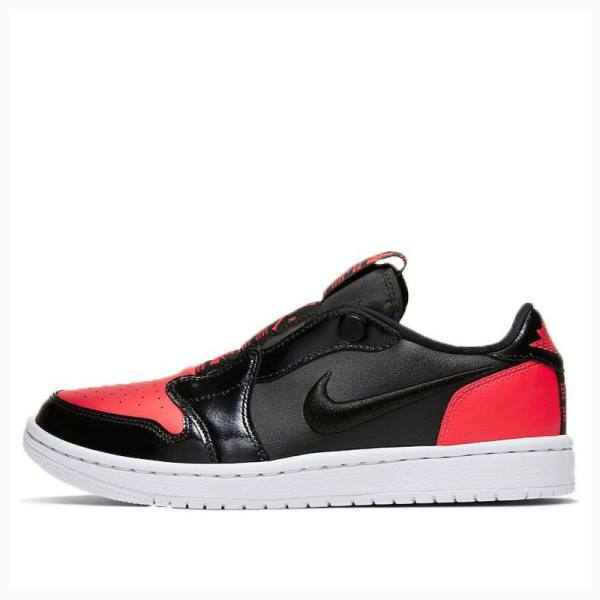 Nike RET Low SLIP JORDAN LEGACY Joggesko Air Jordan 1 Dame Svarte Rød | JD-834LH