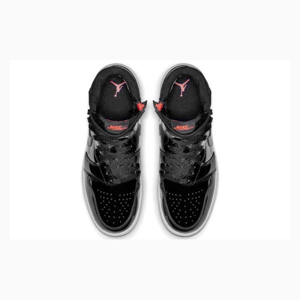 Nike Rebel XX 'Black Patent' Basketsko Air Jordan 1 Dame Svarte | JD-812TG