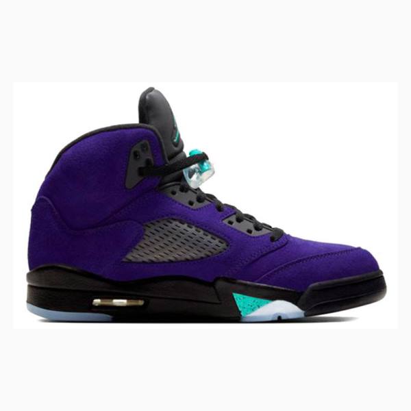 Nike Retro Alternate Grape Basketsko Air Jordan 5 Herre Lilla Svarte | JD-821QC