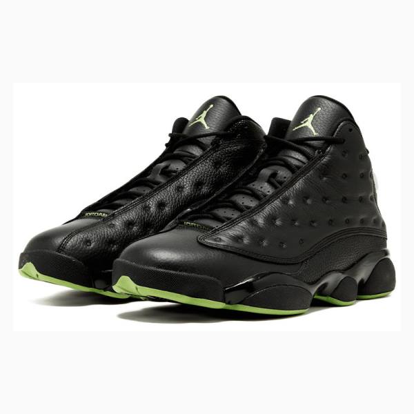 Nike Retro Altitude Basketsko Air Jordan 13 Herre Svarte Grønn | JD-724FB