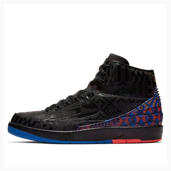 Nike Retro BHM History Month Basketsko Air Jordan 2 Herre Svarte Rød | JD-813VP