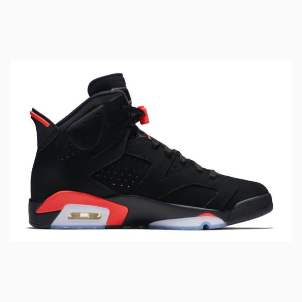 Nike Retro Black Infrared Basketsko Air Jordan 6 Herre Svarte Rød | JD-017WX