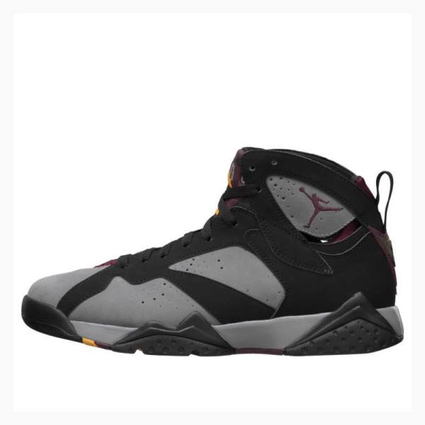 Nike Retro \'Bordeaux\' 2011 Lt Graphite-Bordeaux Basketsko Air Jordan 7 Herre Svarte Grå | JD-349GS