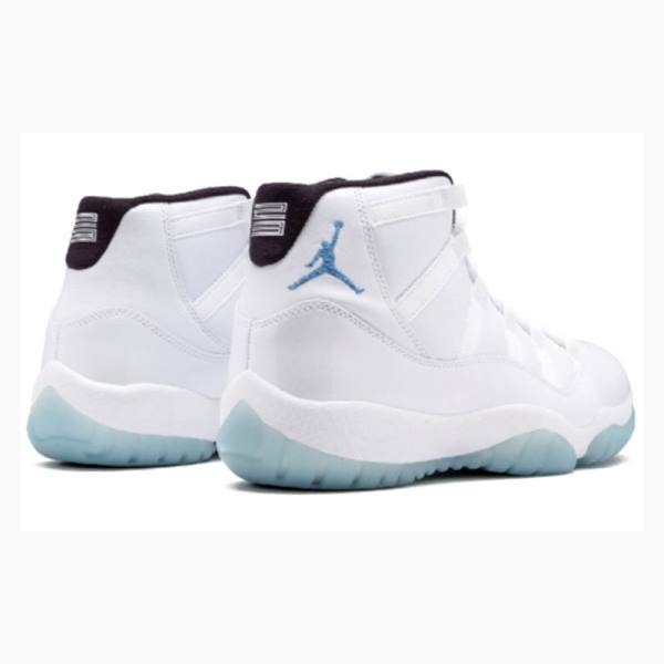 Nike Retro Columbia Legend Basketsko Air Jordan 11 Herre Hvite Blå | JD-379CO