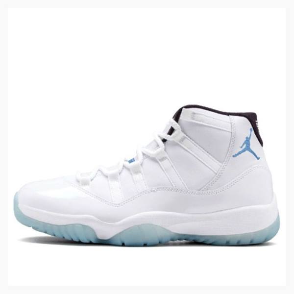 Nike Retro Columbia Legend Basketsko Air Jordan 11 Herre Hvite Blå | JD-379CO