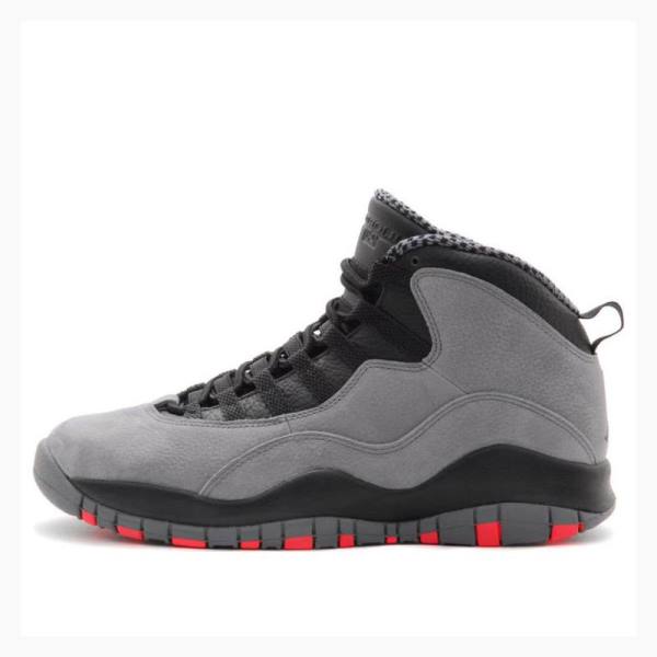 Nike Retro Cool Infrared Basketsko Air Jordan 10 Herre Grå Svarte | JD-935DP