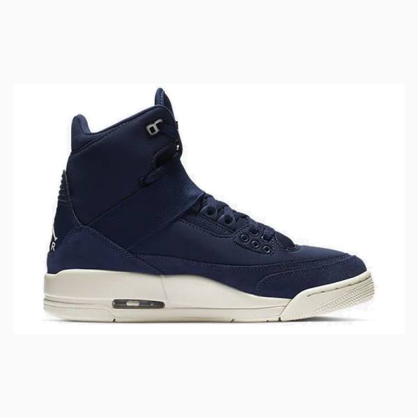 Nike Retro EXP XX Midnight Basketsko Air Jordan 3 Dame Marineblå | JD-109PL