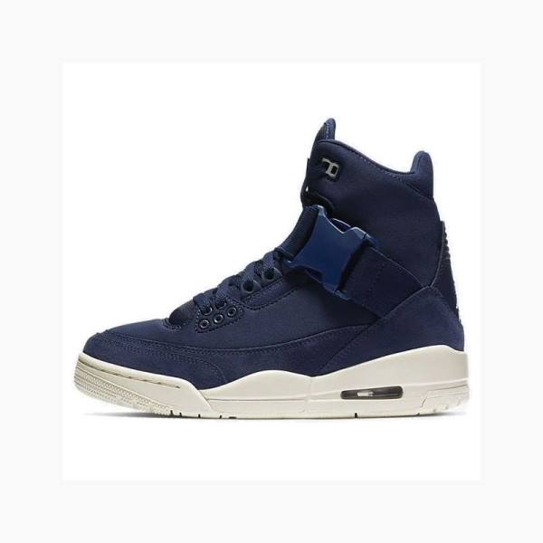 Nike Retro EXP XX Midnight Basketsko Air Jordan 3 Dame Marineblå | JD-109PL