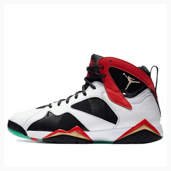 Nike Retro GC China Edition Basketsko Air Jordan 7 Herre Hvite Svarte Rød | JD-375JP