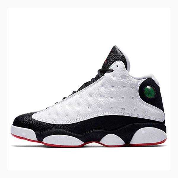 Nike Retro He Got Game 2018 Basketsko Air Jordan 13 Herre Hvite Svarte | JD-802SL