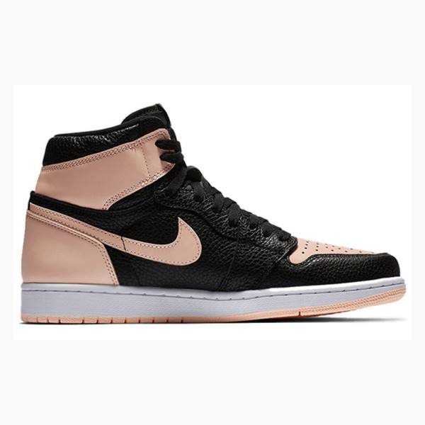 Nike Retro High OG Crimson Tint Basketsko Air Jordan 1 Herre Svarte Rosa | JD-475NX