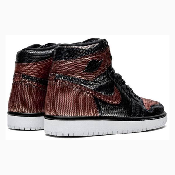 Nike Retro High OG Fearless Basketsko Air Jordan 1 Dame Svarte Rød | JD-357SW