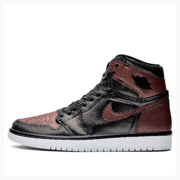 Nike Retro High OG Fearless Basketsko Air Jordan 1 Dame Svarte Rød | JD-357SW