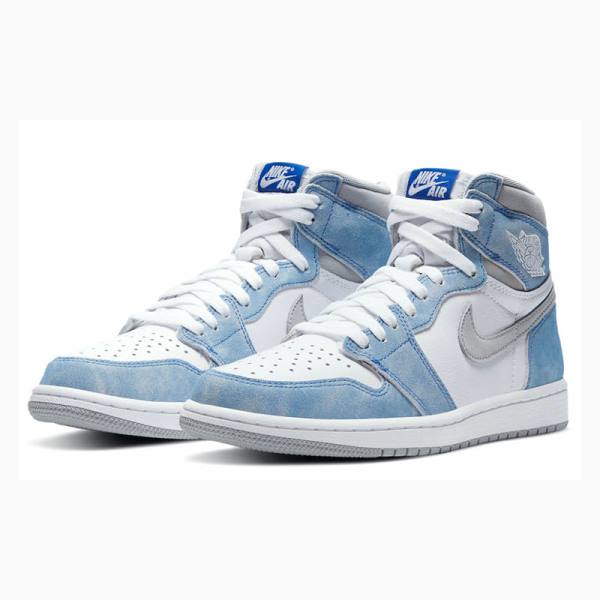 Nike Retro High OG Hyper Royal Basketsko Air Jordan 1 Herre Blå Hvite | JD-675VT