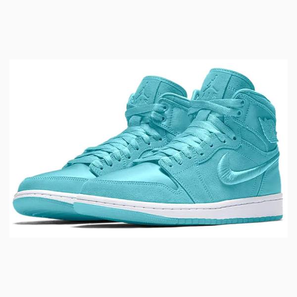 Nike Retro High SOH Light Aqua Basketsko Air Jordan 1 Dame Lyse | JD-027UC