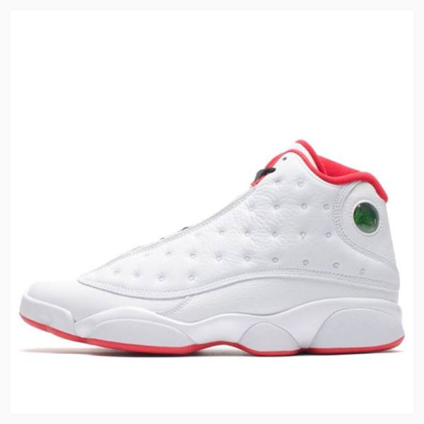 Nike Retro History of Flight Basketsko Air Jordan 13 Herre Hvite Rød | JD-162YG