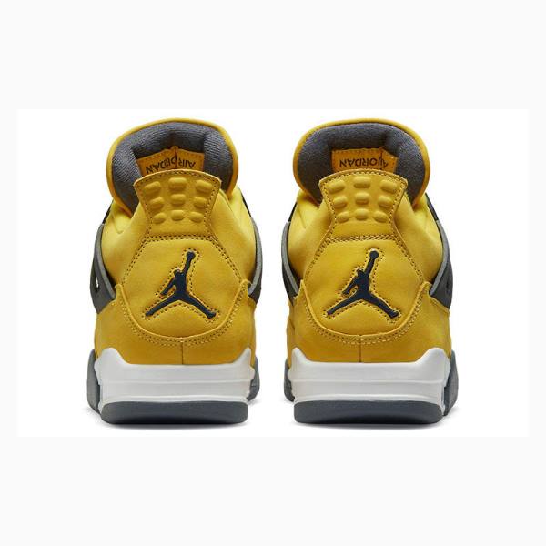 Nike Retro Lightning Basketsko Air Jordan 4 Herre Gul | JD-134VB