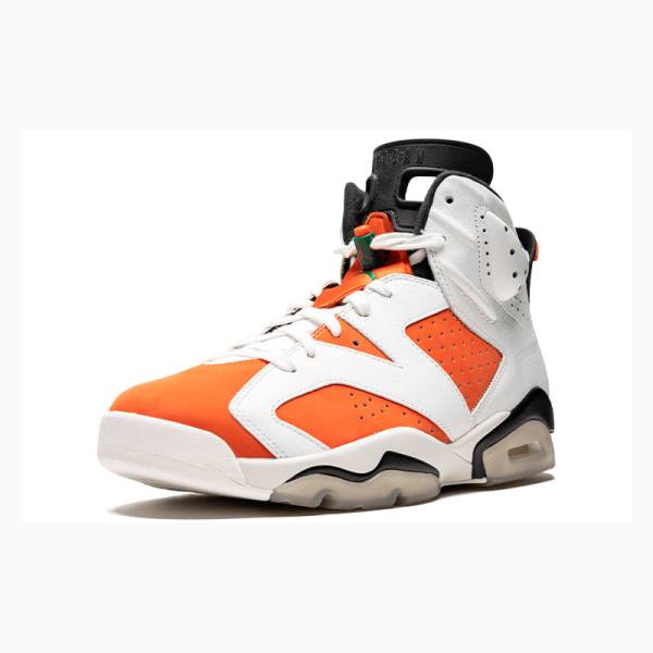 Nike Retro Like Mike - Gatorade Basketsko Air Jordan 6 Herre Hvite Oransje | JD-315MP