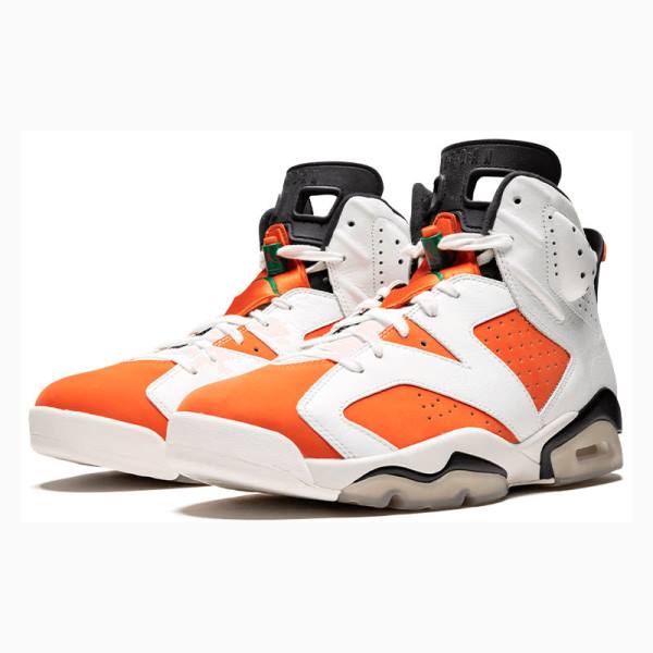 Nike Retro Like Mike - Gatorade Basketsko Air Jordan 6 Herre Hvite Oransje | JD-315MP