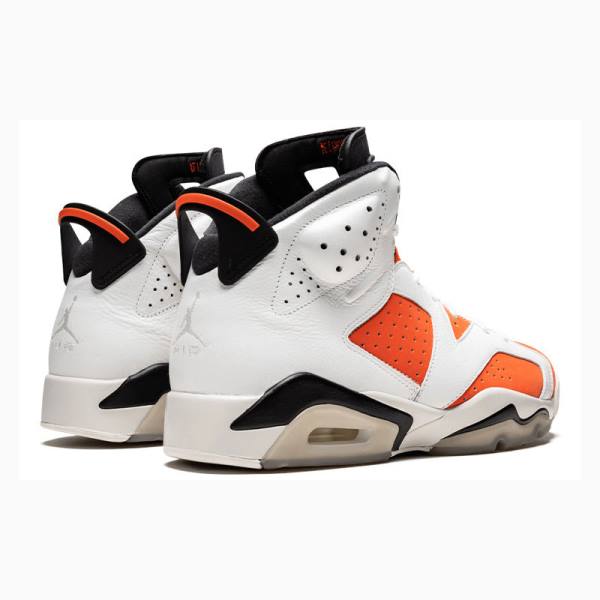 Nike Retro Like Mike - Gatorade Basketsko Air Jordan 6 Herre Hvite Oransje | JD-315MP