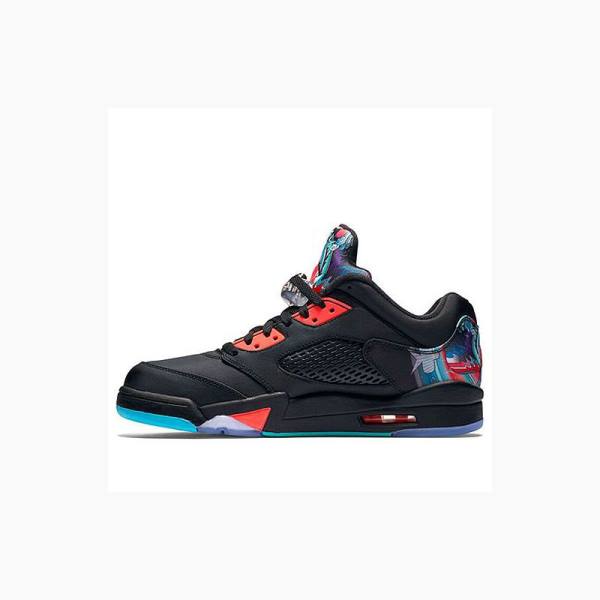 Nike Retro Low CNY Chinese New Year Joggesko Air Jordan 5 Herre Svarte Multicolor | JD-164NH