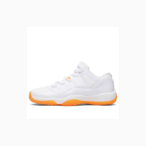 Nike Retro Low Citrus 2001 Joggesko Air Jordan 11 Dame Hvite Oransje | JD-807YE