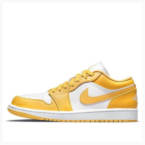 Nike Retro Low Pollen Joggesko Air Jordan 1 Herre Gul | JD-624NH