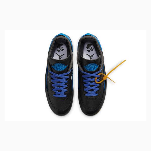 Nike Retro Low SP Varsity Royal Joggesko Air Jordan 2 Herre Svarte Blå | JD-840RH