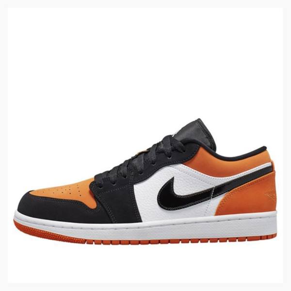 Nike Retro Low Shattered Backboard Joggesko Air Jordan 1 Herre Oransje Svarte | JD-946JH