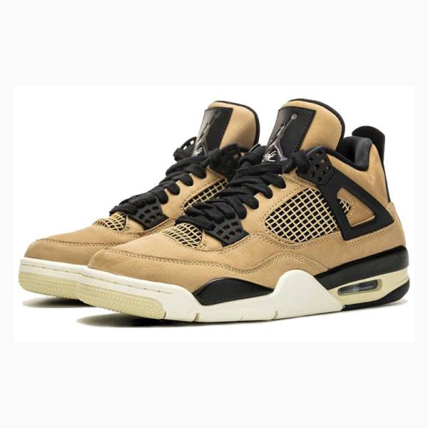 Nike Retro Mushroom Basketsko Air Jordan 4 Dame Gul | JD-893GW