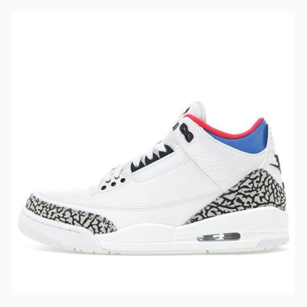 Nike Retro NRG \'Seoul\' Basketsko Air Jordan 3 Dame Hvite | JD-081FG