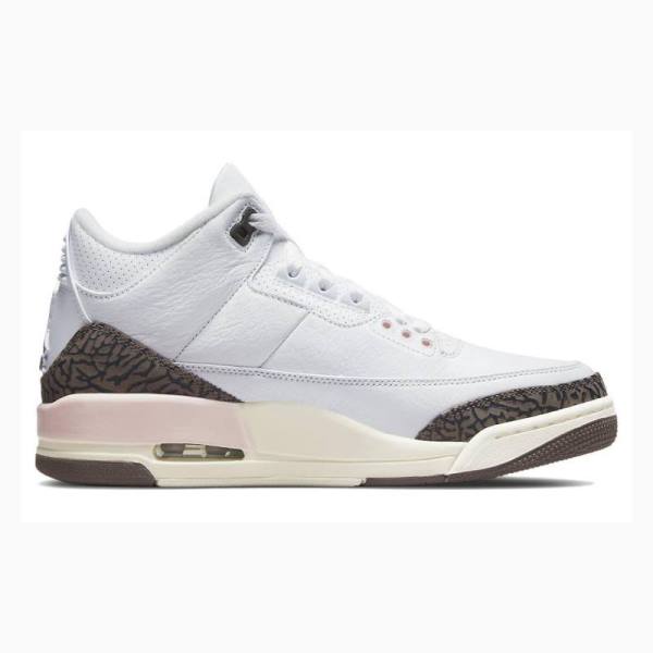 Nike Retro Neapolitan Dark Mocha Basketsko Air Jordan 3 Dame Hvite Brune | JD-281DK