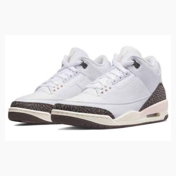 Nike Retro Neapolitan Dark Mocha Basketsko Air Jordan 3 Dame Hvite Brune | JD-281DK