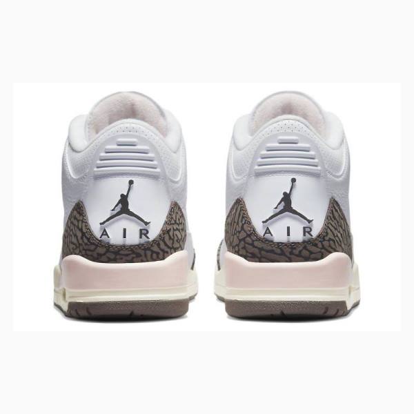 Nike Retro Neapolitan Dark Mocha Basketsko Air Jordan 3 Dame Hvite Brune | JD-281DK