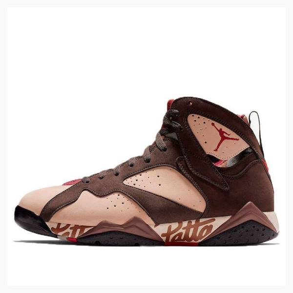 Nike Retro Patta - Shimmer Basketsko Air Jordan 7 Herre Brune | JD-325IE