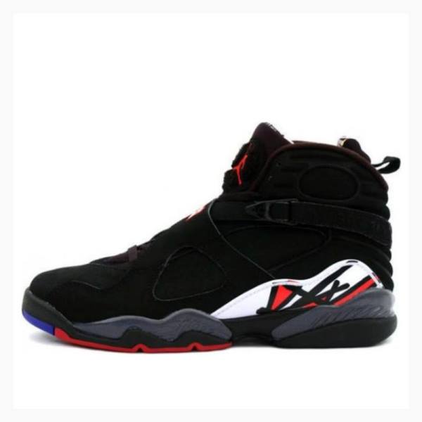 Nike Retro Playoffs Basketsko Air Jordan 8 Herre Svarte Hvite Rød | JD-510DU