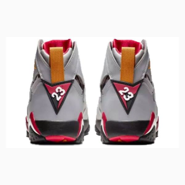 Nike Retro Reflective Cardinal Basketsko Air Jordan 7 Herre Sølv | JD-391RC