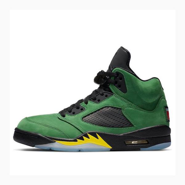 Nike Retro SE Oregon Basketsko Air Jordan 5 Herre Grønn | JD-261JR