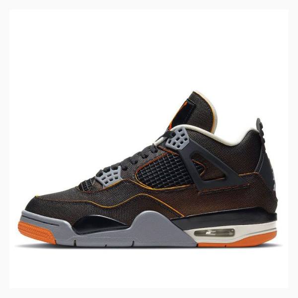 Nike Retro SE Starfish Basketsko Air Jordan 4 Dame Hvite Oransje | JD-973JB